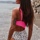 Pink & Leopard Cut Out One Piece