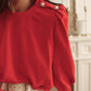 Red Long Sleeve Top