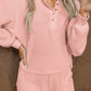 Pink Thermal Loungwear Set