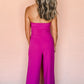 Bowknot Strapless Jumpsuit