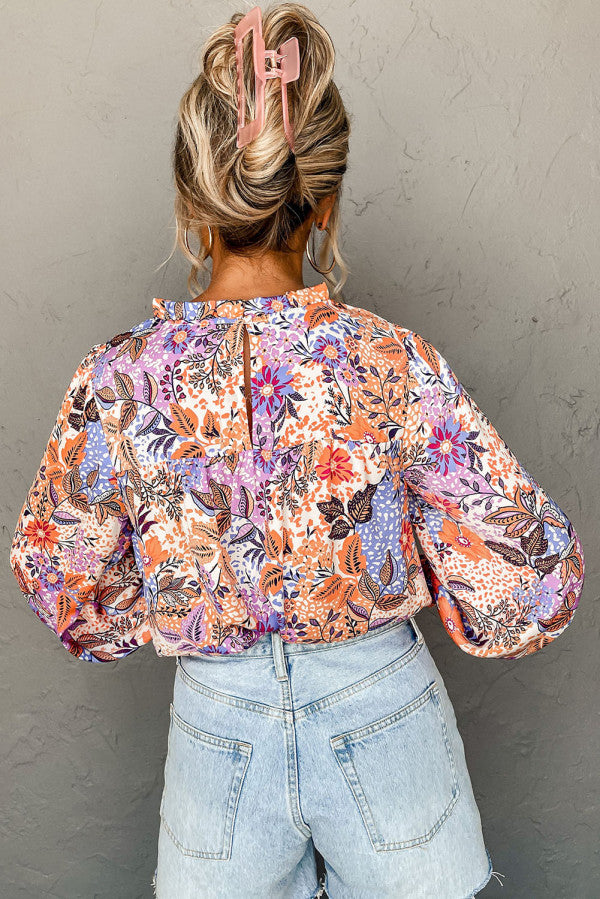 Multi Colour Floral Blouse