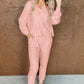 Pink Thermal Loungwear Set