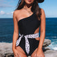 Black Cut Out One Piece