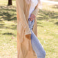 Beige Long Cardigan