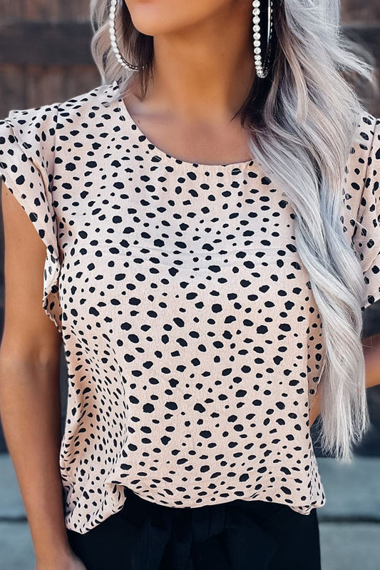 Leopard Spotted Top