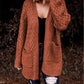 Brown Knitted Cardigan