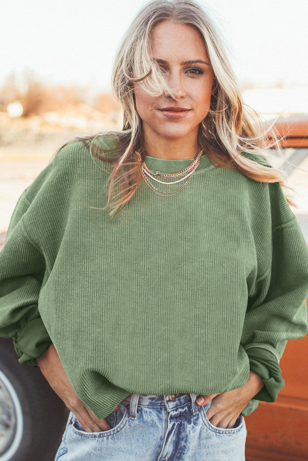 Green Oversized Sweater