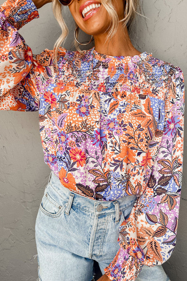 Multi Colour Floral Blouse