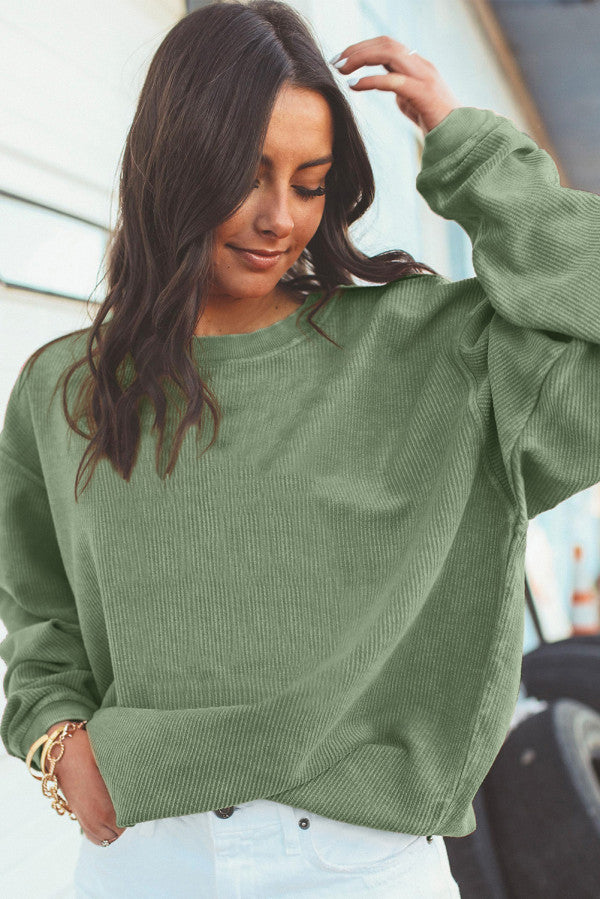 Green Oversized Sweater