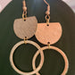 Gold Geo Hoop Earring