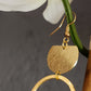 Gold Geo Hoop Earring