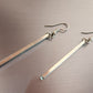 Classic Bar Drop Earring Silver