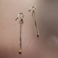 Classic Bar Drop Earring Silver