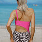 Pink & Leopard Cut Out One Piece