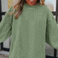 Green Oversized Sweater