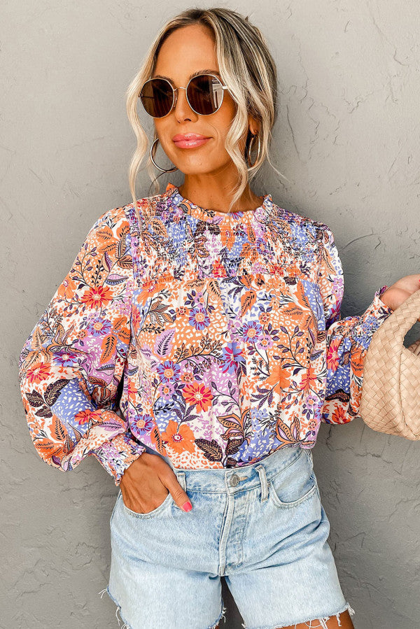 Multi Colour Floral Blouse