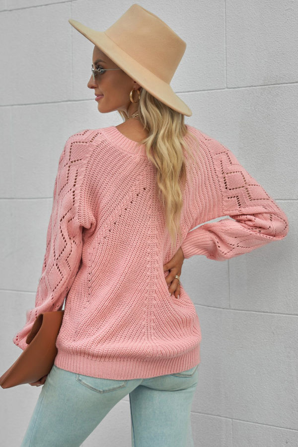 Pink Casual Jersey