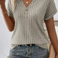 Ribbed V-Neck Shirt