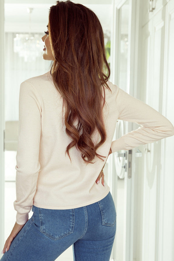 Chest Pockets Long Sleeve Top