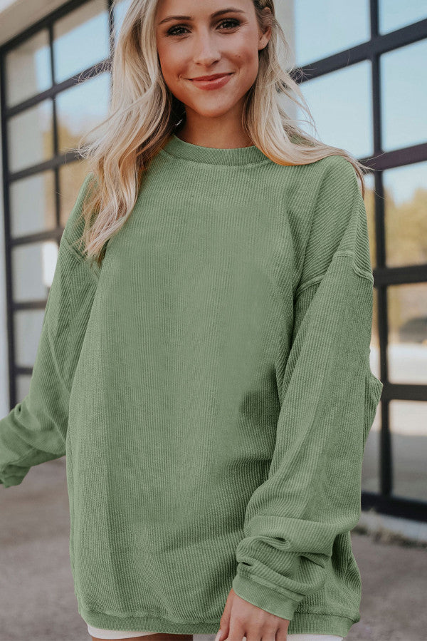 Green Oversized Sweater