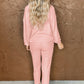 Pink Thermal Loungwear Set