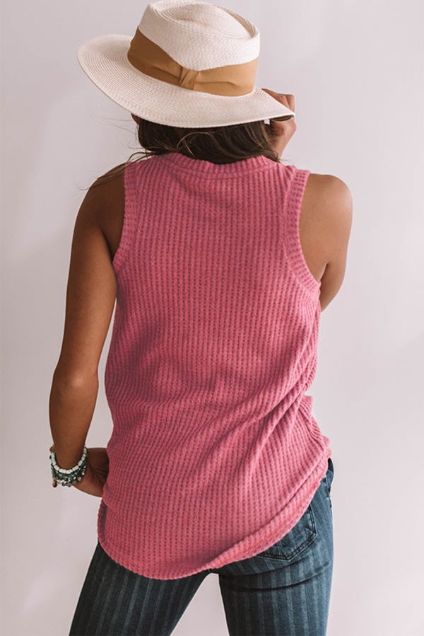 Pink Twist Knot Top