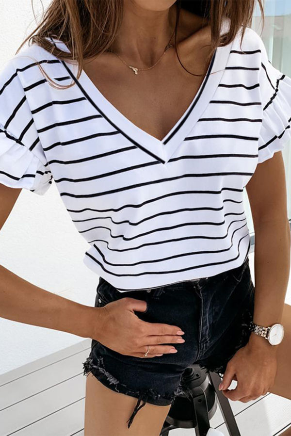 White Stripe T-Shirt