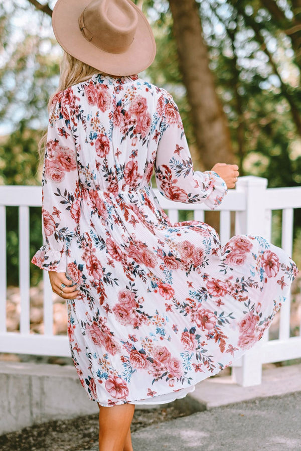 Floral Print Midi Dress