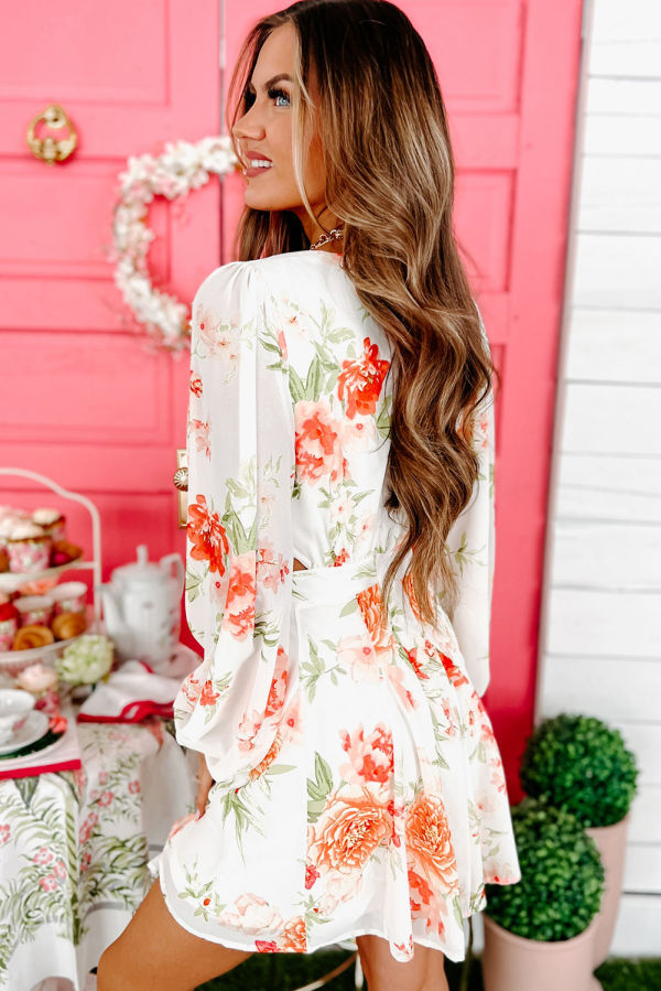 Long Sleeve Floral Dress